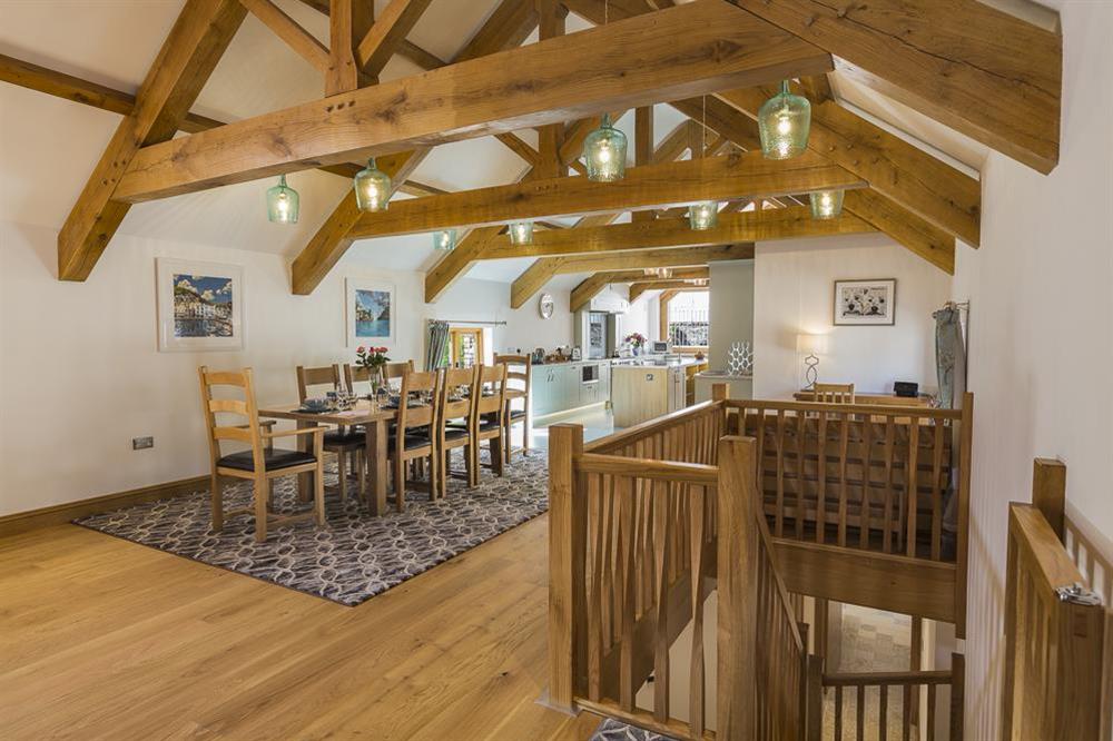 Open plan and incredibly spacious dining area, perfect for entertaining (photo 2) at Butterwell Barn in , Nr Dartmouth