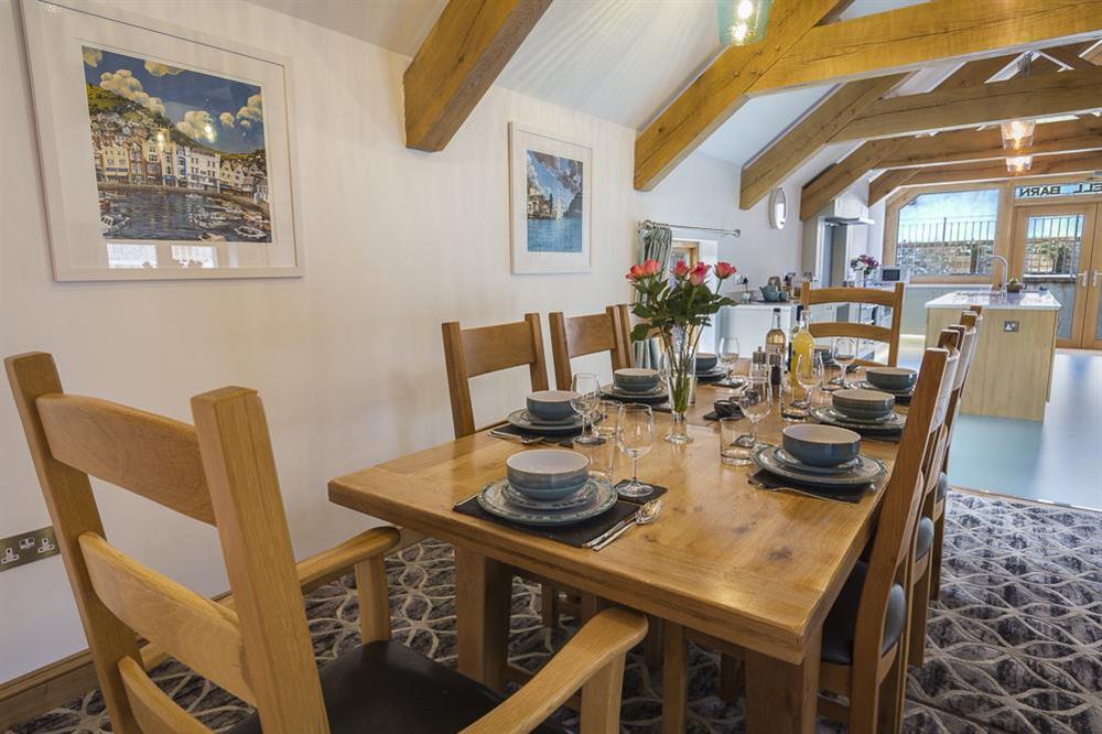 Open plan and incredibly spacious dining area, perfect for entertaining at Butterwell Barn in , Nr Dartmouth