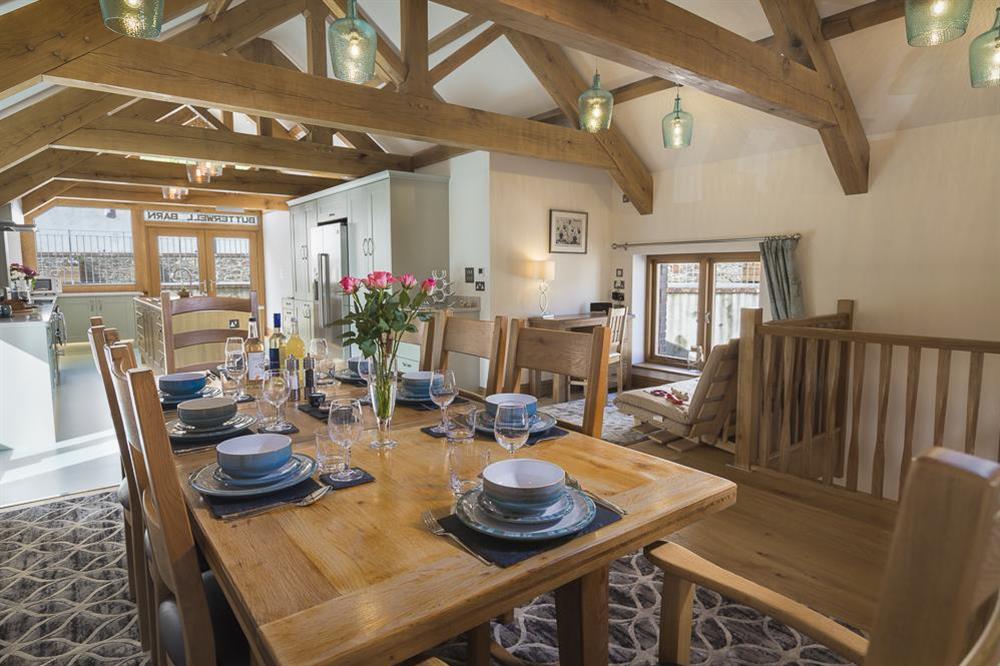 Spacious open plan dining area at Butterwell Barn in , Nr Dartmouth