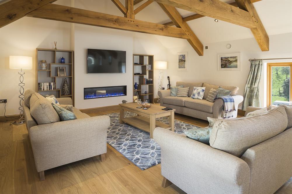 Tastefully furnished sitting room at Butterwell Barn in , Nr Dartmouth