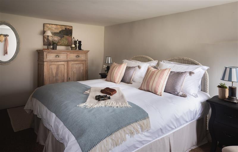 One of the bedrooms at Butterwell Cottage at Collihole, Chagford