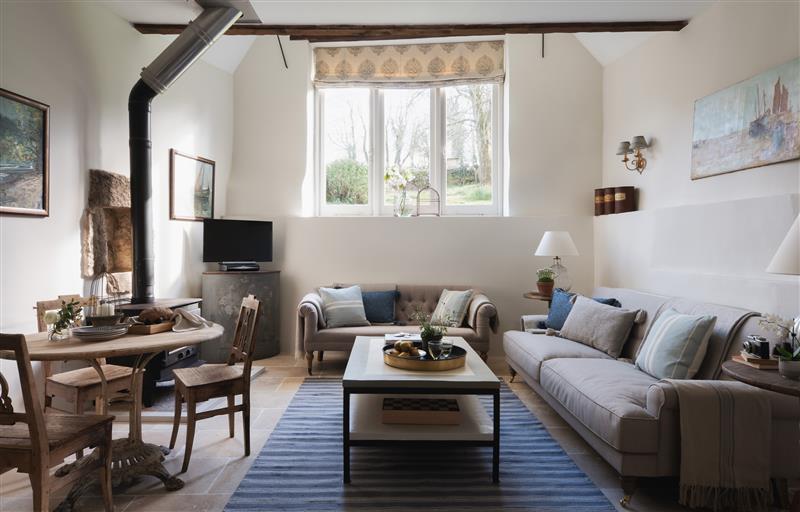 The living area at Butterwell Cottage at Collihole, Chagford