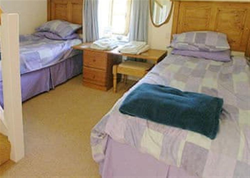 Twin bedroom at Buzzard Barn in St Martin, Nr Helston, Cornwall., Great Britain