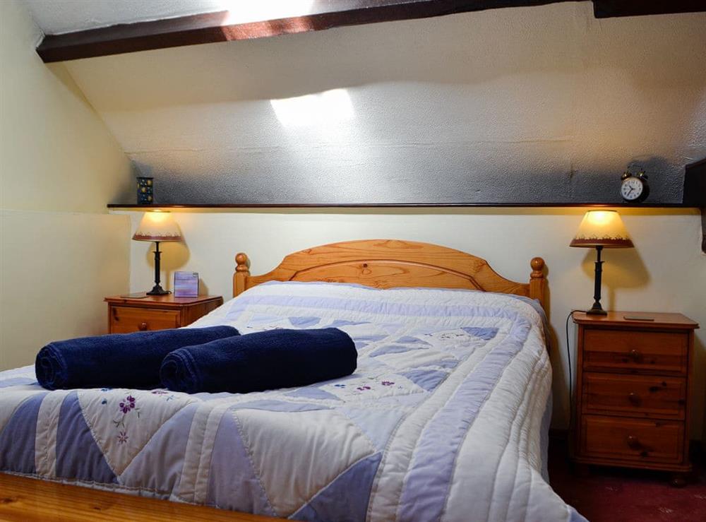 Double bedroom at Buzzard Cottage in Defynnog, near Brecon, Powys