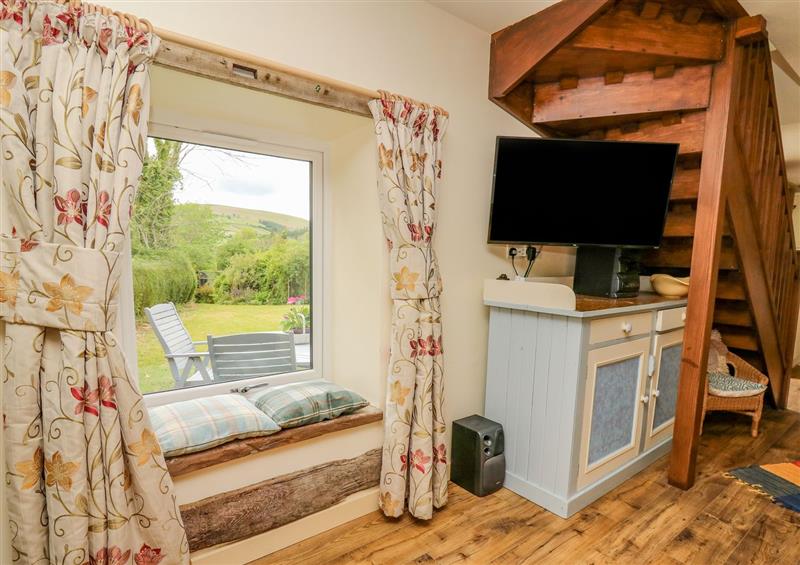 Relax in the living area at Buzzards Breg, Rhulen near Builth Wells