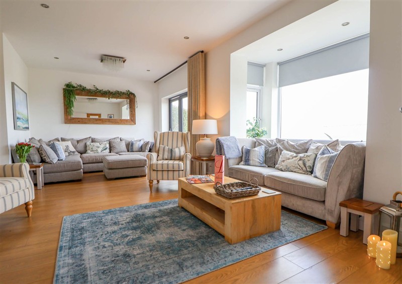 Enjoy the living room at Buzzards View, Dyserth