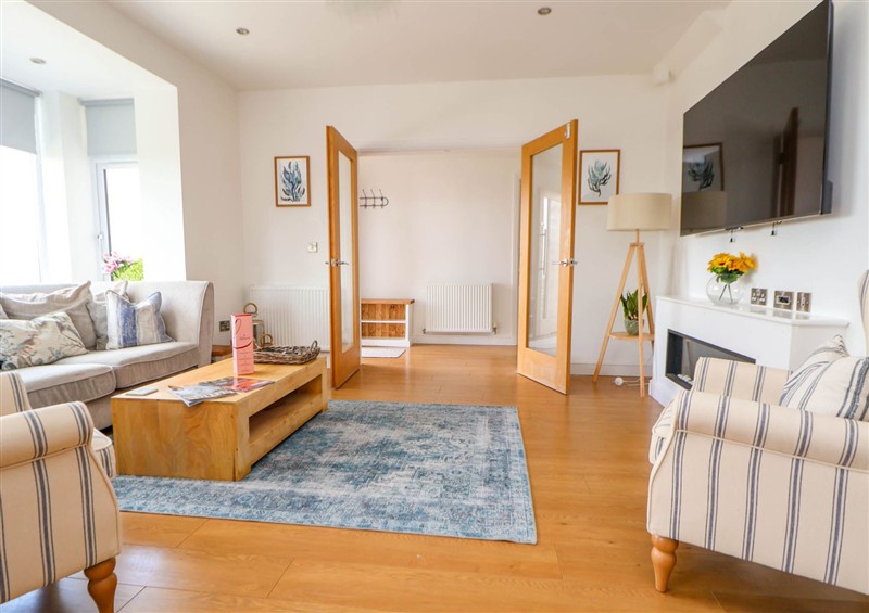 The living room at Buzzards View, Dyserth