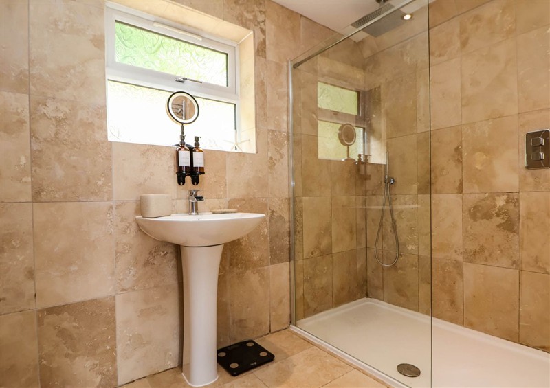 This is the bathroom at Buzzards View, Dyserth