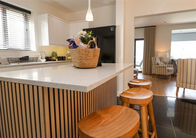 This is the kitchen at Buzzards View, Dyserth