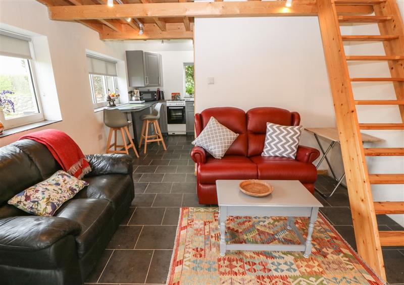 Relax in the living area at Bwthyn Byg, Penrhos near Llanbedrog