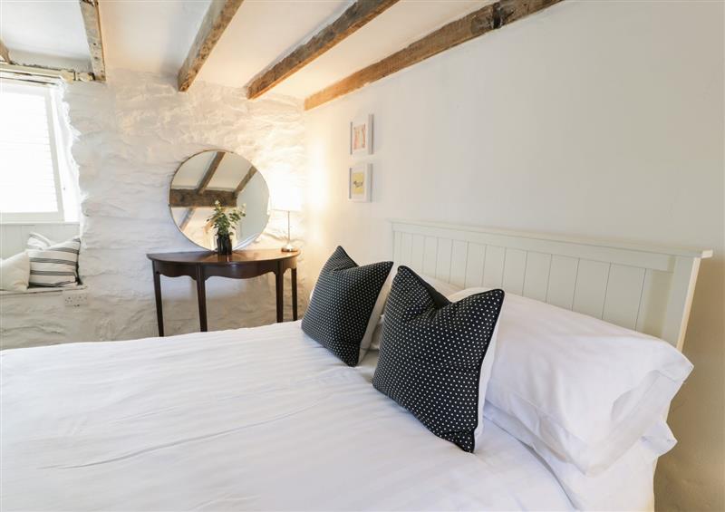 One of the bedrooms at Bwthyn Canol, Llanfair