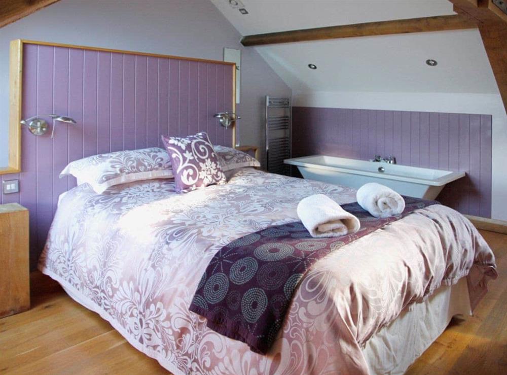 Double bedroom at Bwthyn Celyn in Ystrad Meurig, Ceredigion., Dyfed