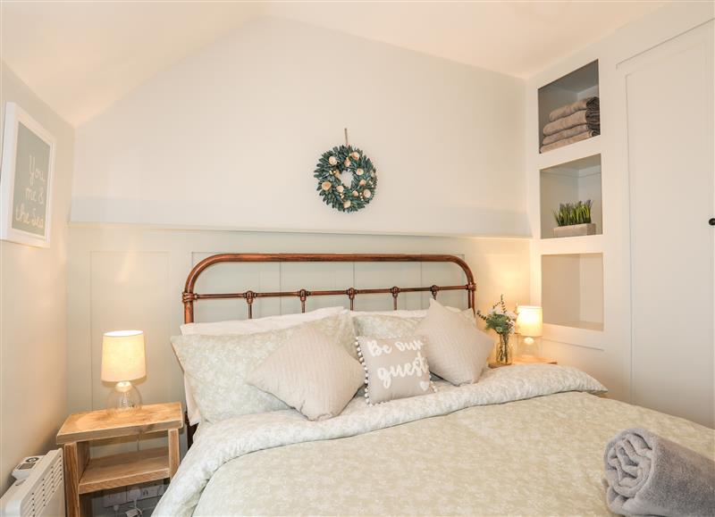 One of the 2 bedrooms at Bwthyn Lili (Lilly Cottage), Cemaes Bay