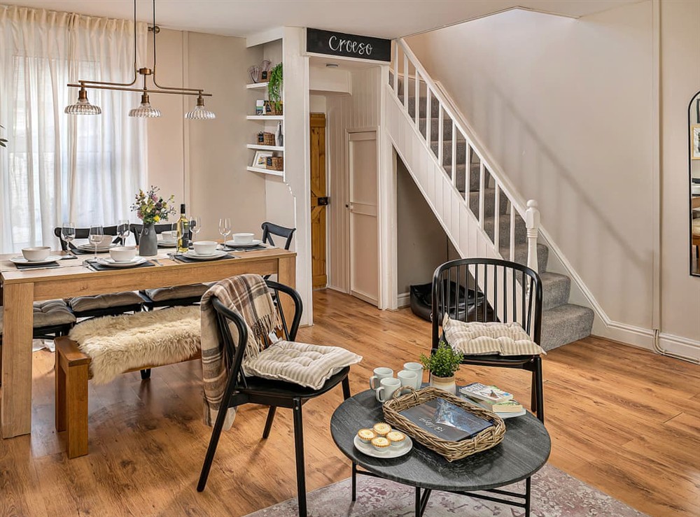 Dining Area at Bwthyn Llechi (Slate Cottage) in Blaenau Ffestiniog, Gwynedd