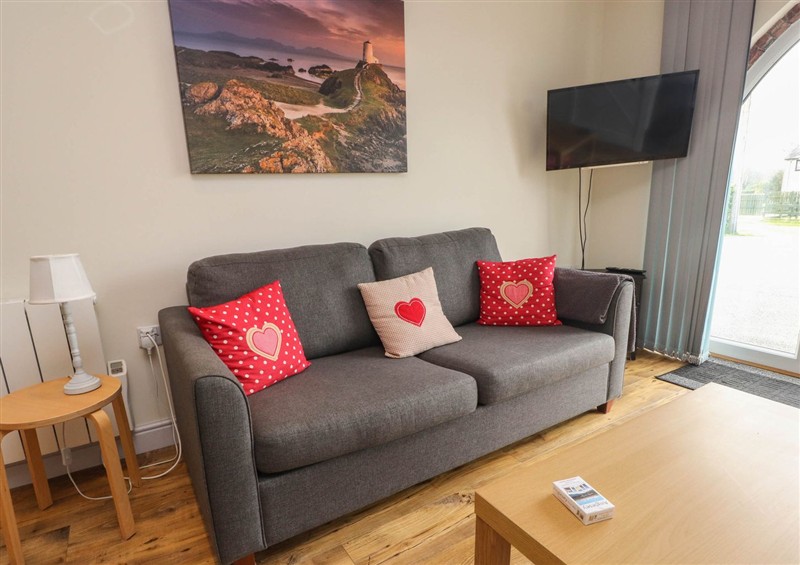 The living room at Bwthyn Mair, Llangefni