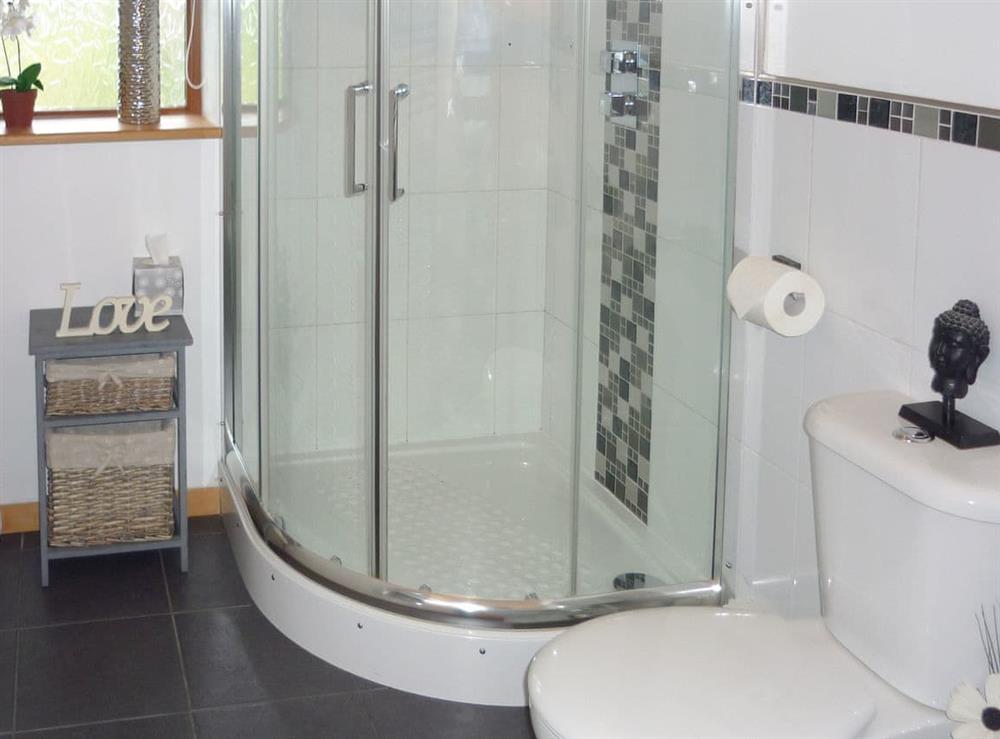 Shower room at Bwthyn Meulan in Llandwrog, Nr. Caernarfon, Gwynedd