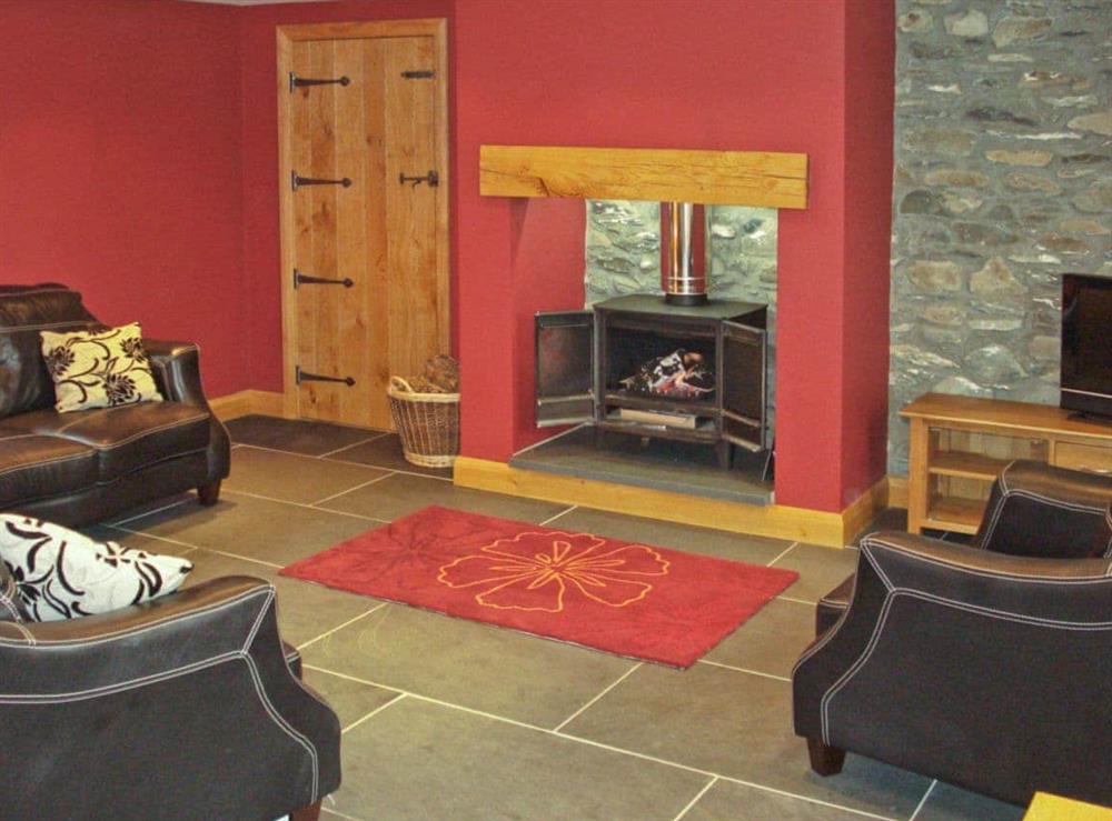 Living room at Bwthyn Onnen in Ystrad Meurig, Ceredigion., Dyfed