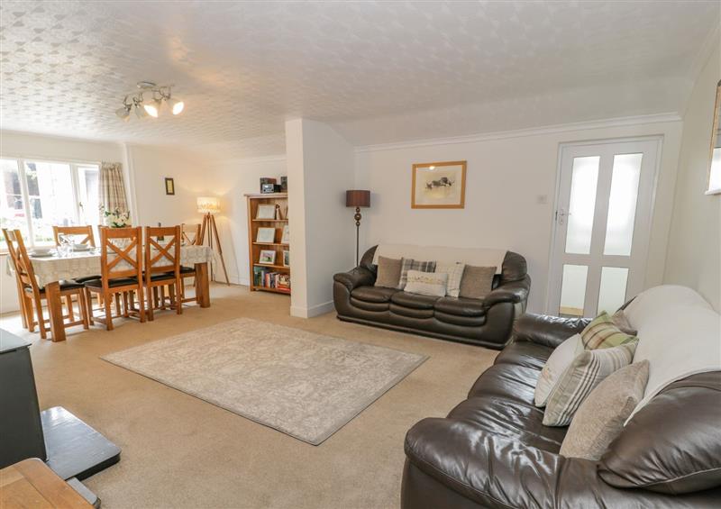 This is the living room at Bwthyn Pengwern, Saron near Caernarfon