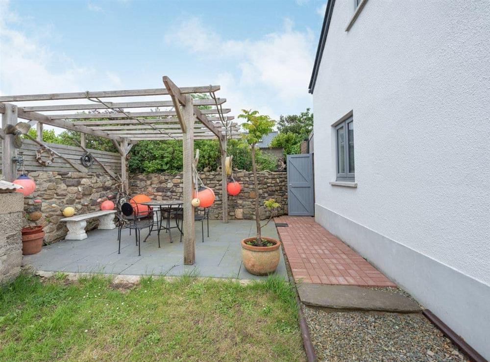 Outdoor area at Bwthyn Y Bwlch in St Davids, Pembrokeshire, Dyfed