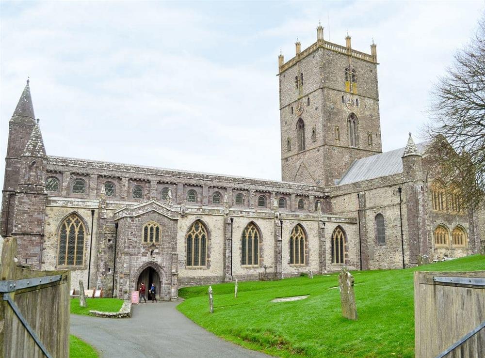 St Davids Cathedral at Bwthyn Y Bwlch in St Davids, Pembrokeshire, Dyfed