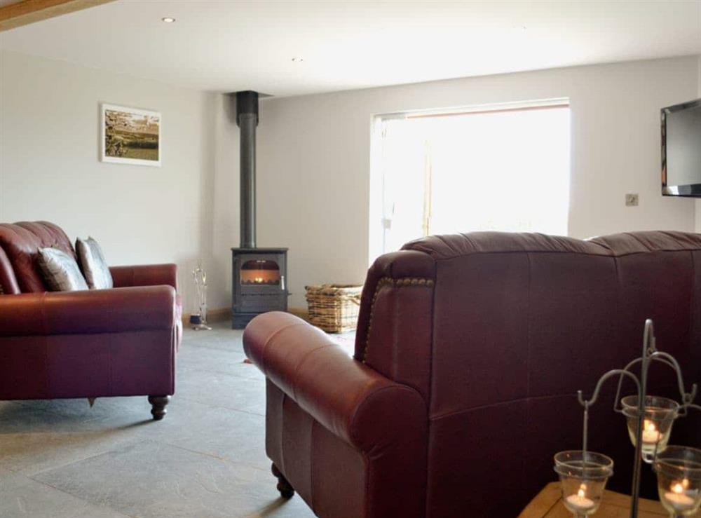 Living room/dining room at Bwthyn Y Mynach in Nantgaredig, near Carmarthen, Dyfed