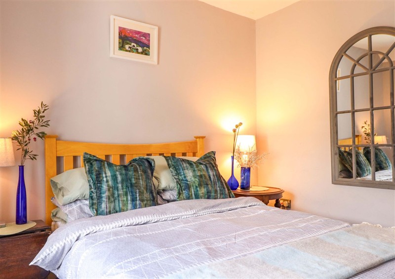 This is the bedroom at Bwthynbach, Porthmadog