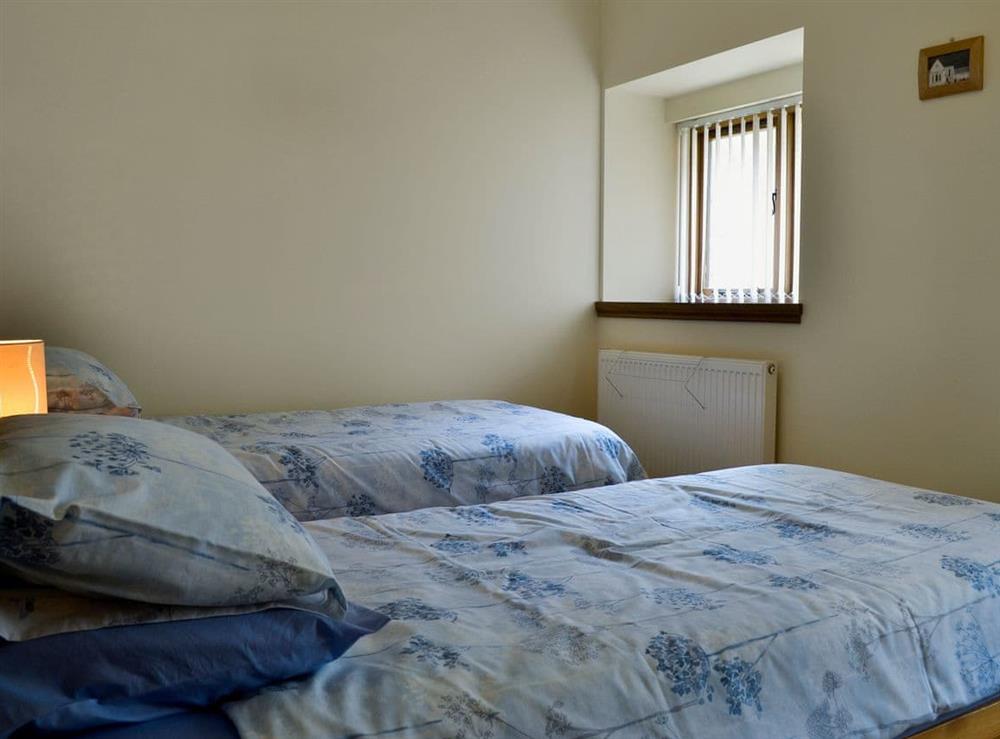 Comfortable twin bedroom at Bwythyn Clyd in Llangollen, near Wrexham, North Wales Borders, Denbighshire