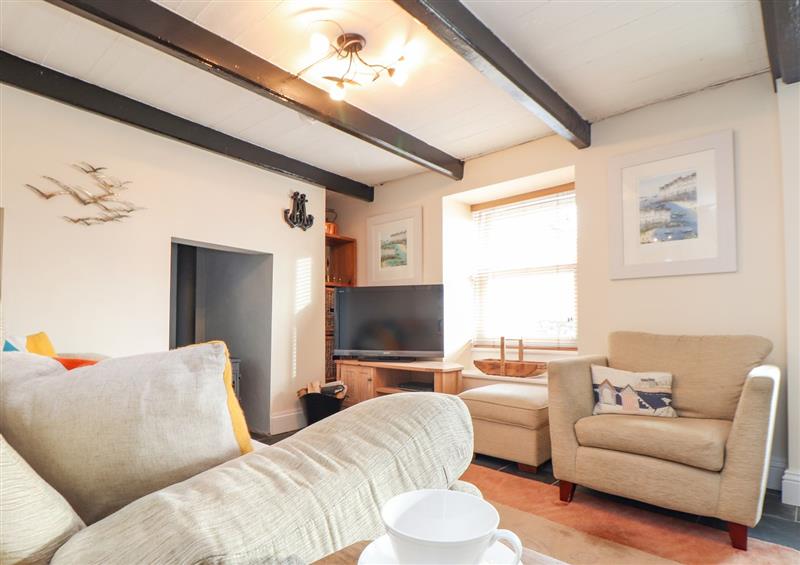 Relax in the living area at By-sea, Marazion