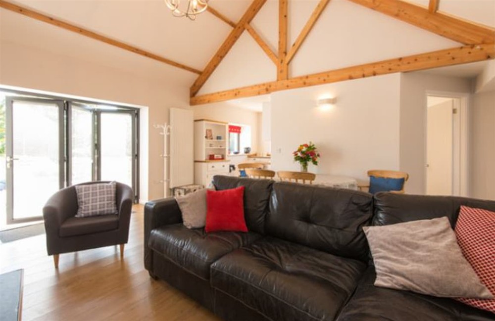 Living area at By the Byre in Bude, Cornwall