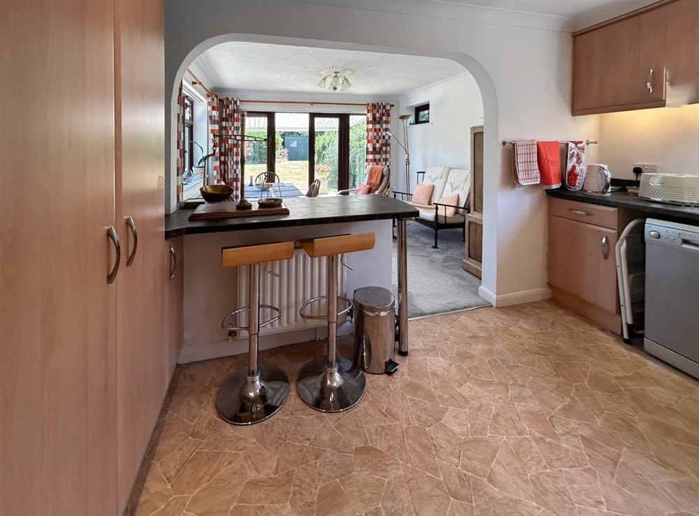Kitchen/diner at By The Way in Broadstone, near Christchurch, Dorset