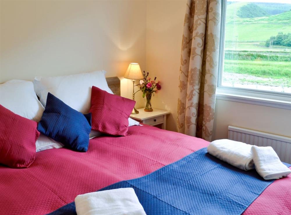 Double bedroom at Bydand in Walkerburn, Peebleshire