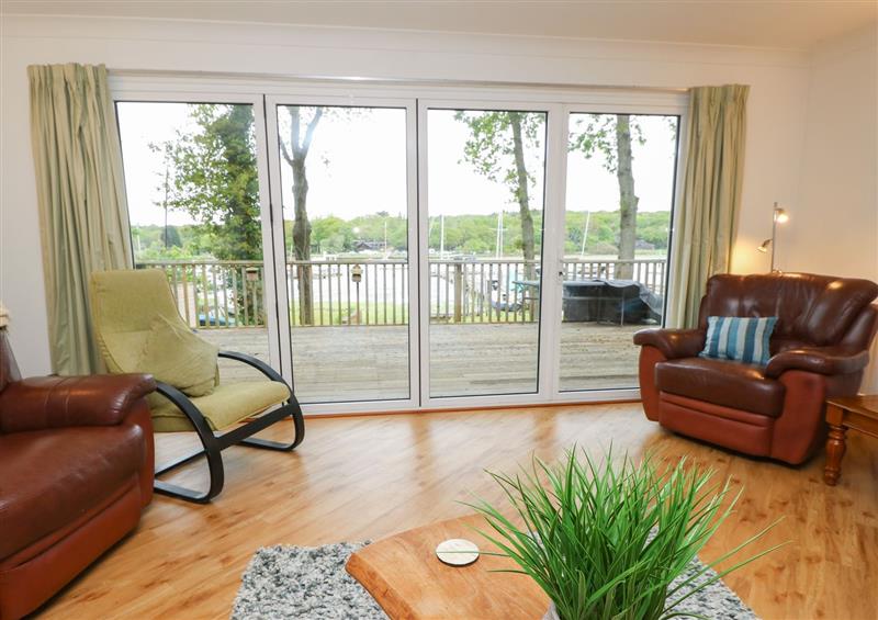 Relax in the living area at Byewater, Fishbourne near Ryde