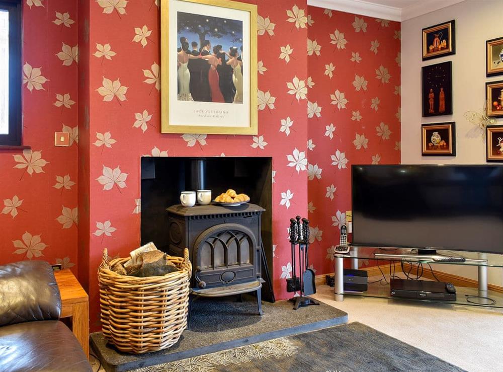 Living room at Bynach in Milltimber, near Aberdeen, Aberdeenshire