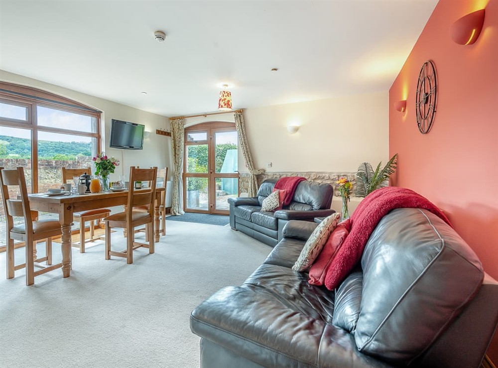 Open plan living space (photo 2) at Byre in Blandford Forum, Dorset