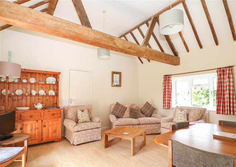The living area at Byre Cottage 2, Sullington near Storrington
