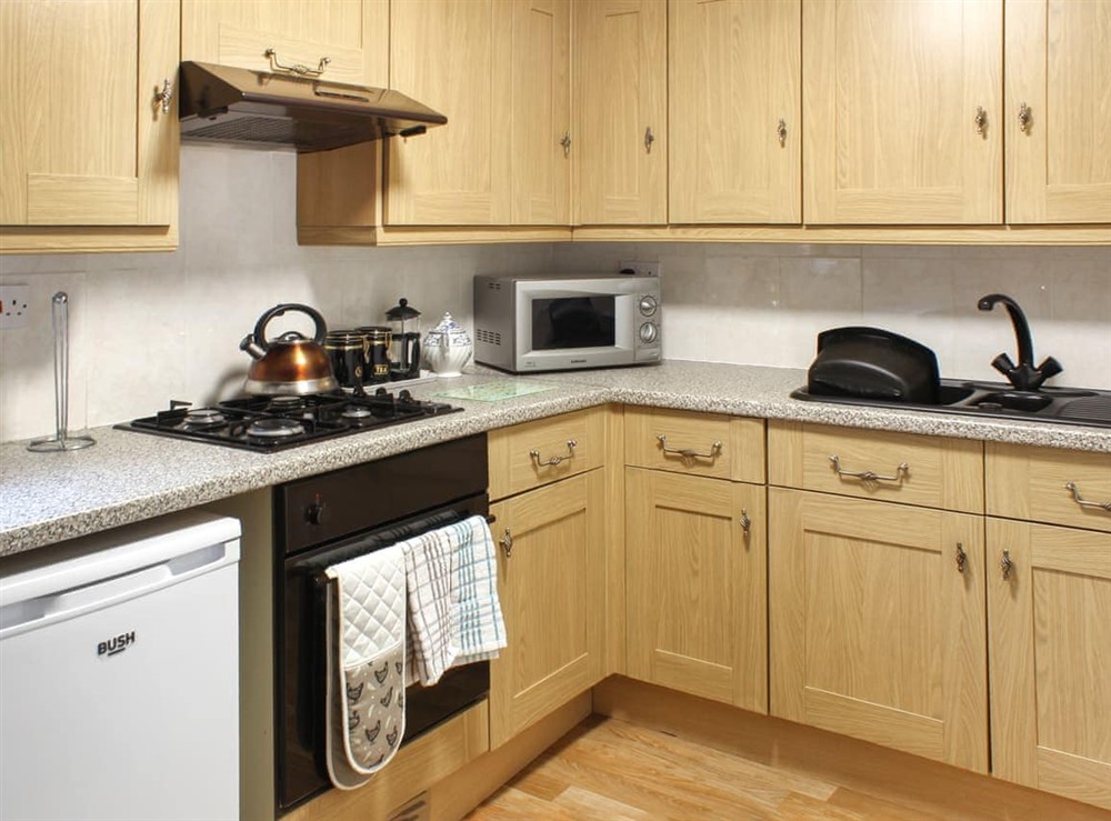 Kitchen at Byre Cottage in Liskeard, Cornwall