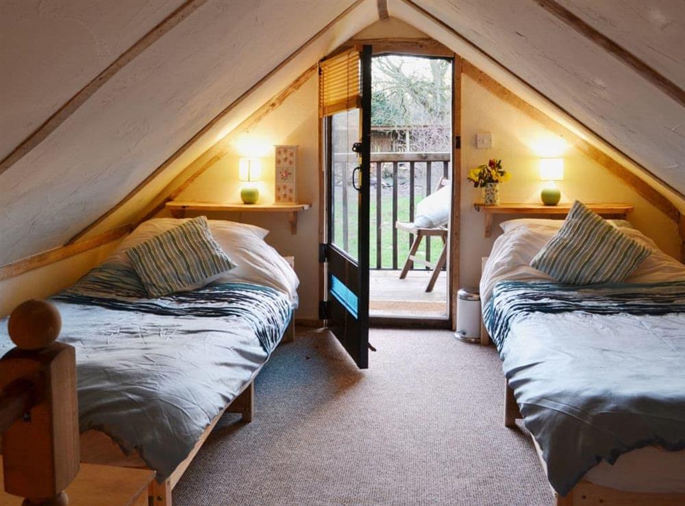 Twin bedroom at Byre Cottage, 