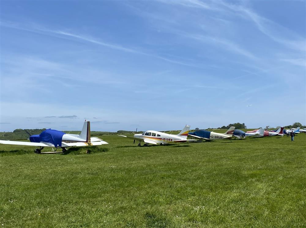 Compton Abbas Airfield is just two miles away, with a great cafe and bar at Byre House, Blandford