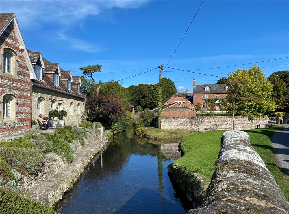 The pretty village of Fontmell Magna, just a fifteen minute walk away at Byre House, Blandford