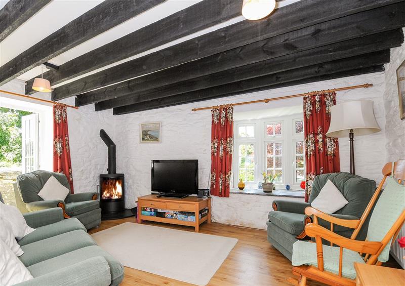 This is the living room at Byre, Trethin near Camelford