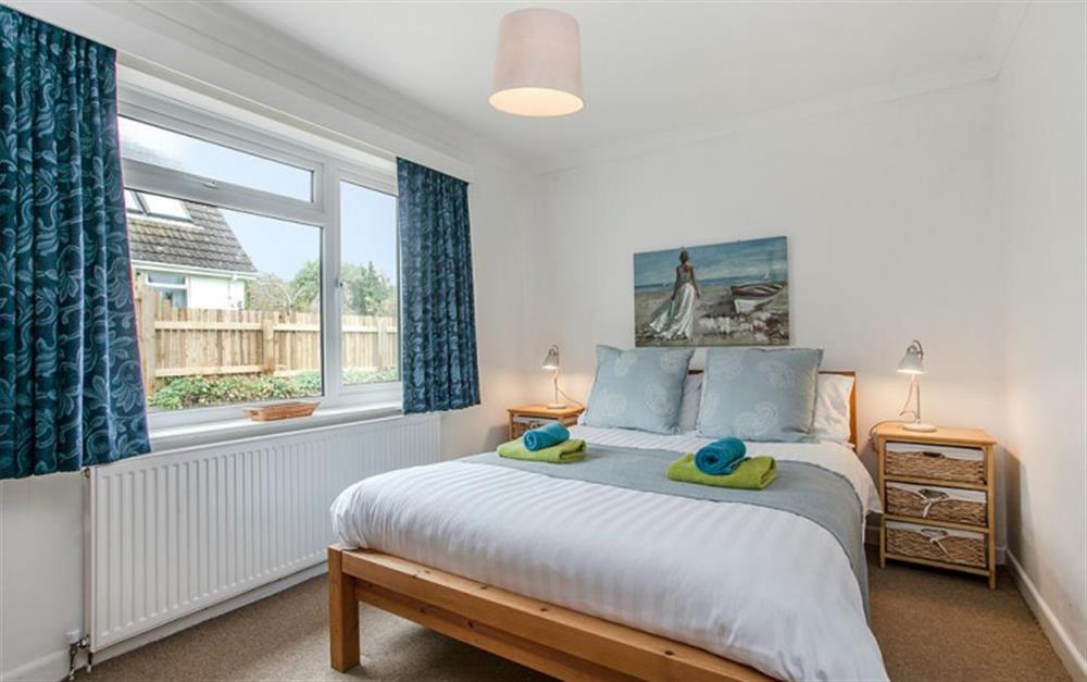 The downstairs double bedroom. at Bywater in Torcross