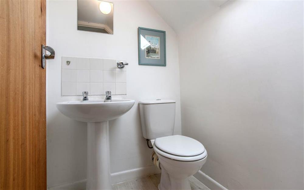 The upstairs WC at Bywater in Torcross