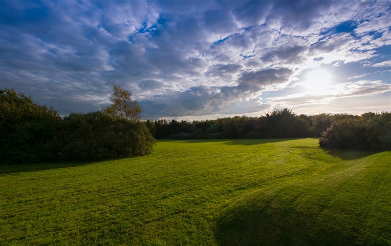 Outside
