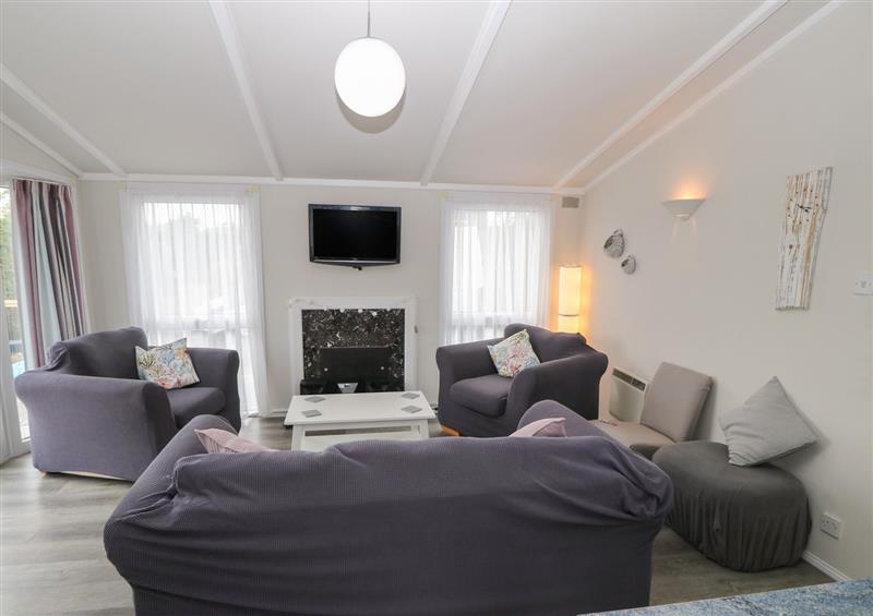 One of the 3 bedrooms at Caban Tywod, Abersoch