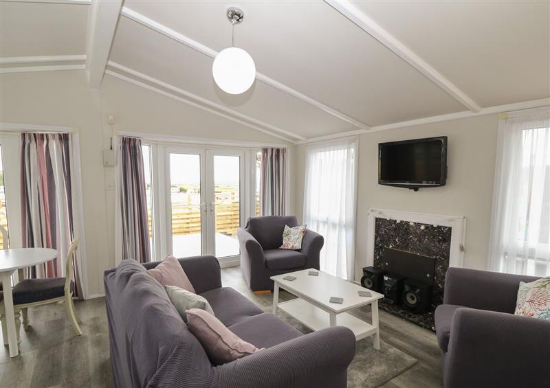 The living room at Caban Tywod, Abersoch