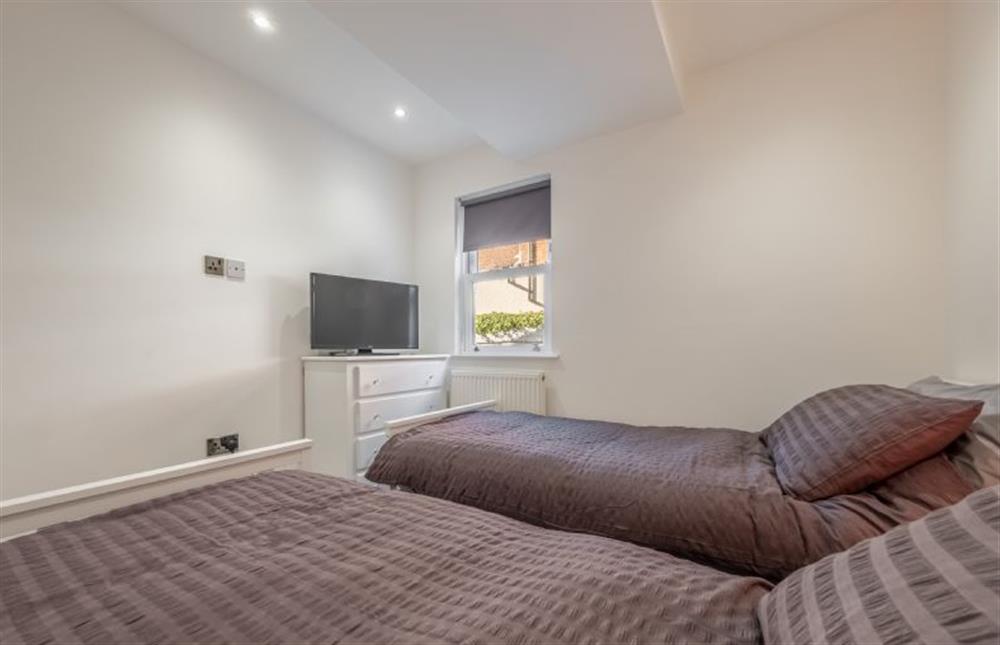 Ground floor: Bedroom two at Cabbell Courtyard, Cromer