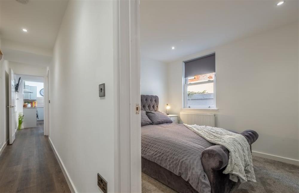 Ground floor: Corridor to the bedrooms at Cabbell Courtyard, Cromer