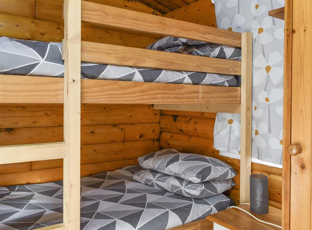 Bunk bedroom at Cabin 174 in Trawsfynydd, near Blaenau Ffestiniog, Gwynedd