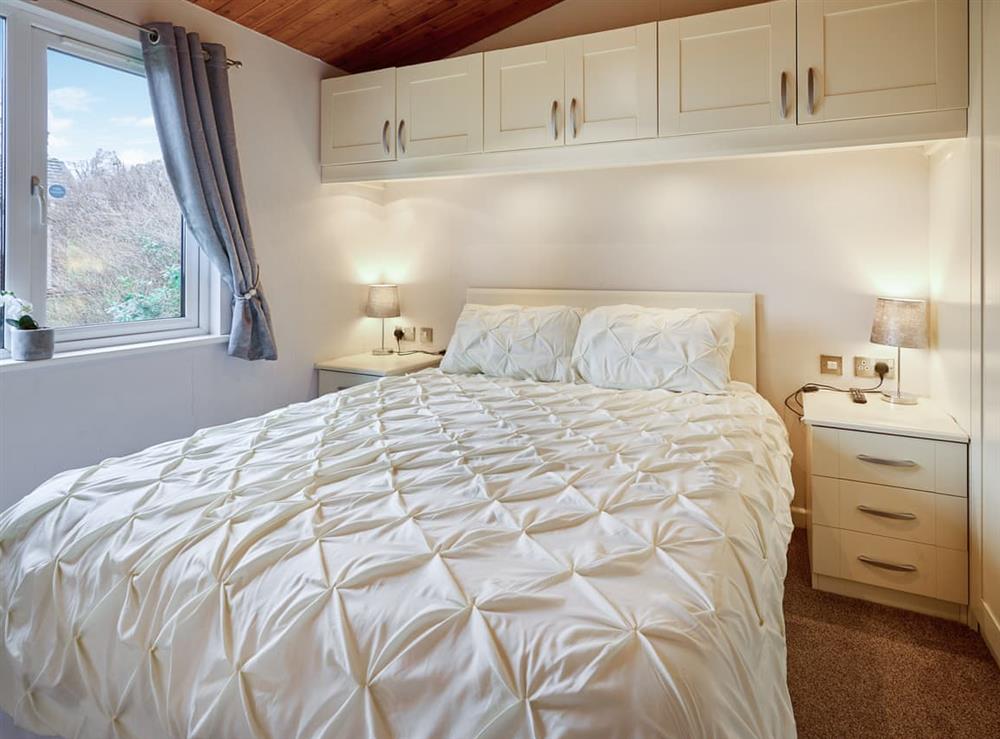 Double bedroom at Cabin Retreat in Wemyss Bay, near Glasgow, Renfrewshire