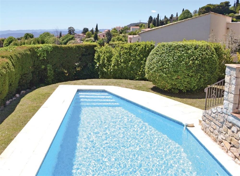 Swimming pool at Cabris, nr. Grasse in , France